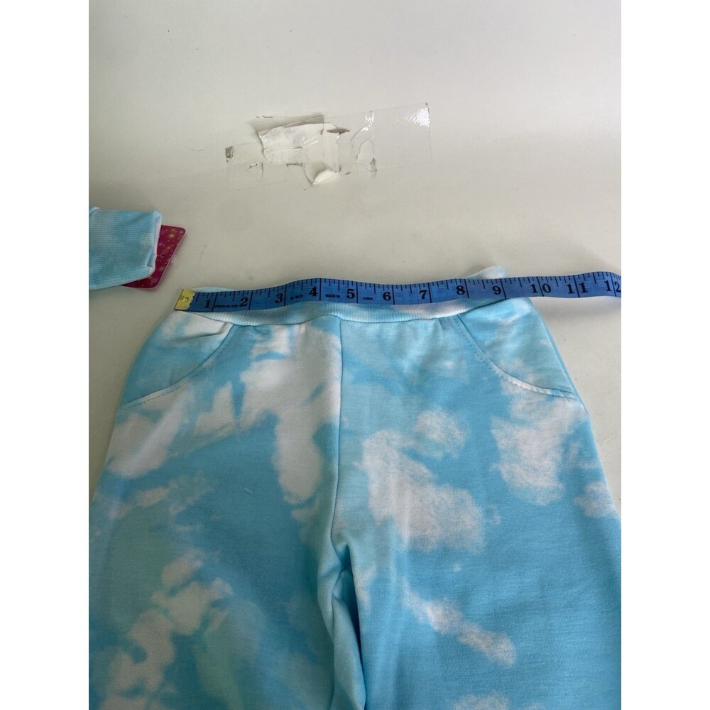 Disney Princess Cinderella Tie Dye Hoodie Top Jogger Pants Outfit Set Girls 2T - Picture 12 of 14